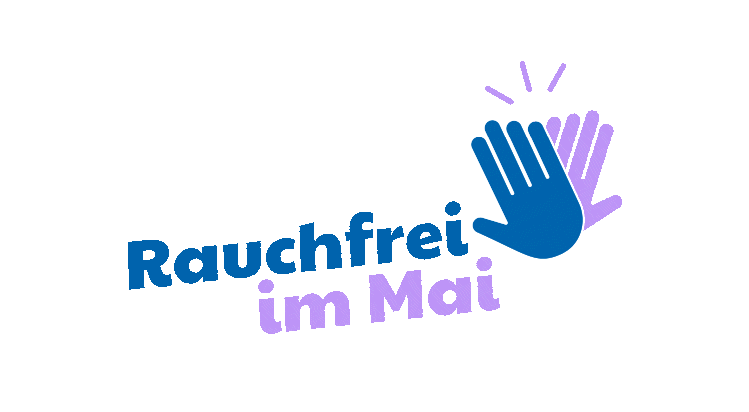 Das Rauchfrei im Mai Logo, animiert, Version 2